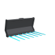 GB21 Manure fork with forged tines