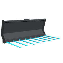 GB21 Manure fork with forged tines